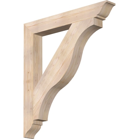 Ekena Millwork Funston Traditional Smooth Bracket, Douglas Fir, 5 1/2"W x 44"D x 48"H BKT06X44X48FST01SDF